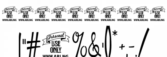 Esplanade Script PERSONAL USE Font OTHER CHARS