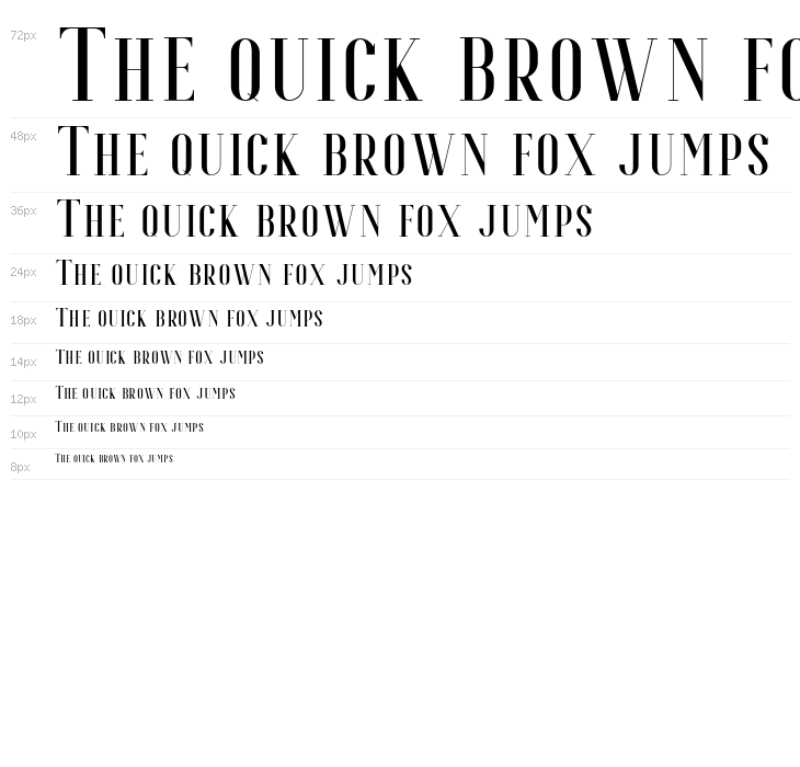 EspoirSerifFree-Regular Waterfall