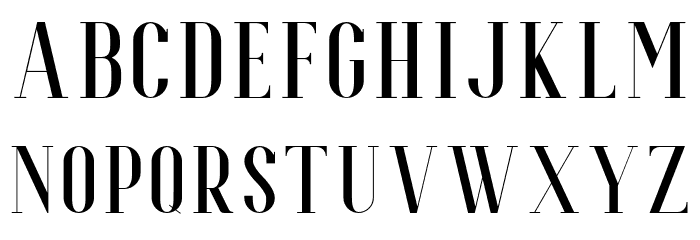 EspoirSerifFree-Regular Font LOWERCASE