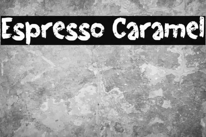 Espresso Caramel Font examples
