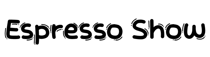 Espresso Show  font caratteri gratis