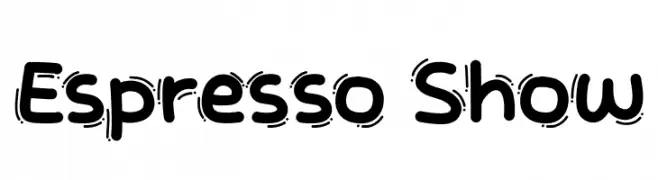 Espresso Show  Frei Schriftart Herunterladen