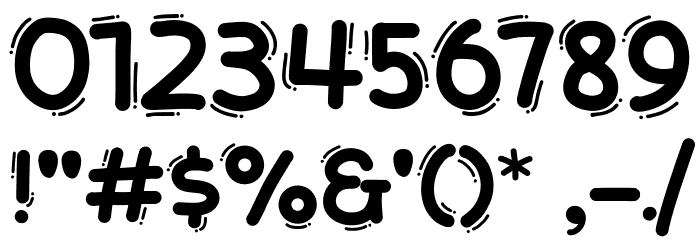 Espresso Show Font OTHER CHARS