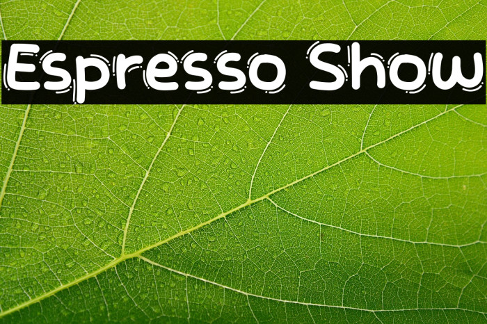 Espresso Show Example 3
