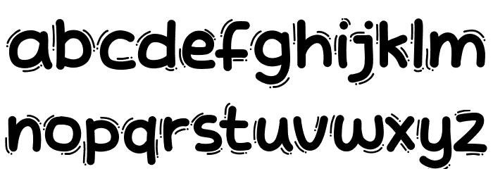 Espresso Show Font LOWERCASE