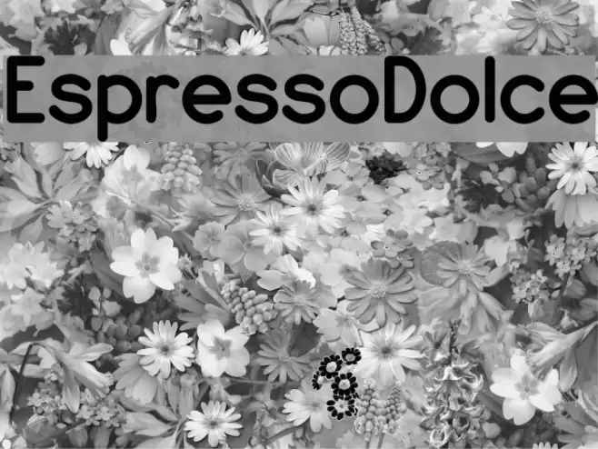 EspressoDolce Font examples