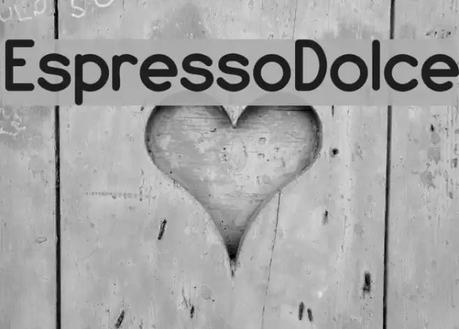 EspressoDolce Font examples