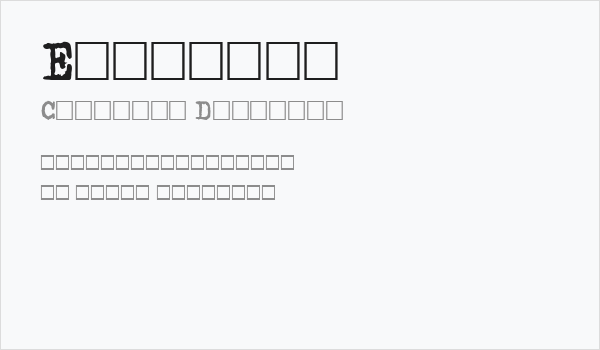 Espresso Business Card