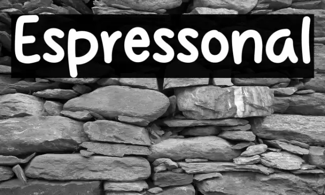 Espressonal Font examples