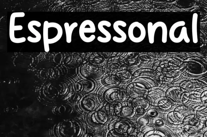 Espressonal Font examples