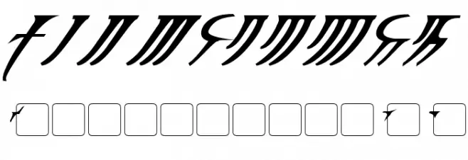 Espruar Bold Italic Font OTHER CHARS