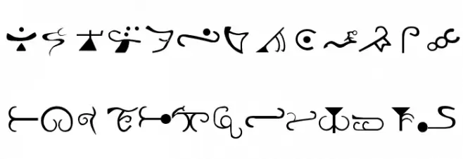 Espruar Elvish FR फ़ॉन्ट अपरकेस