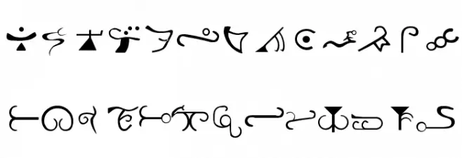 Espruar  Elvish FR फ़ॉन्ट लोअरकेस