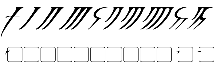 Espruar Italic Font OTHER CHARS