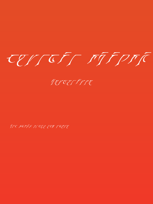 Espruar Italic Poster