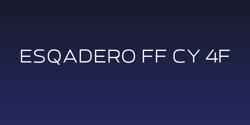Esqadero FF CY 4F Social Header