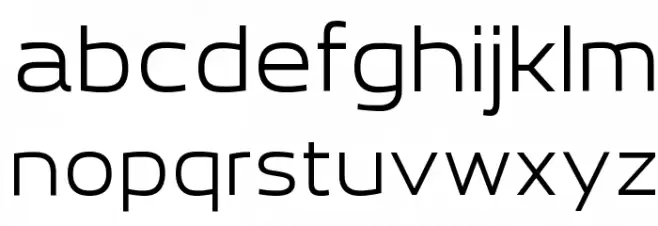 Esqadero FF CY 4F خط أحرف صغيرة