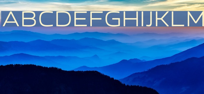 EsqaderoFFCY4F Font examples