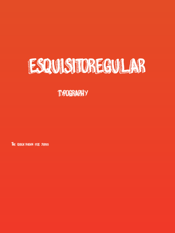 EsquisitoRegular Poster