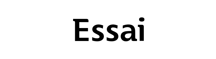 Essai Font