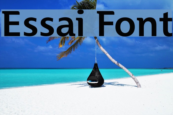 Essai Font examples
