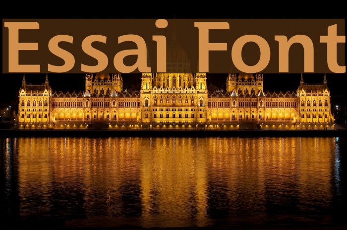 Essai Font examples