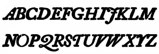 Essays 1743 Bold Italic خط أحرف كبيرة