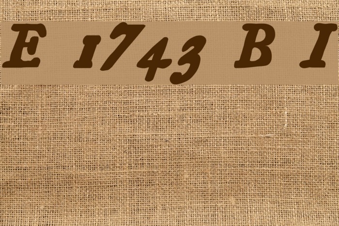 Essays 1743 Bold Italic Font examples