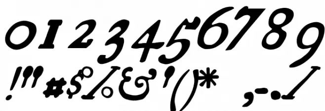 Essays 1743 Italic Font OTHER CHARS