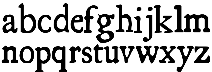 Essays 1743 Font LOWERCASE