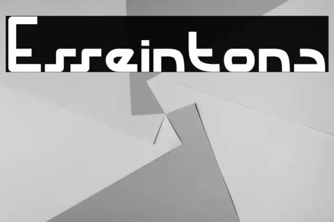Esseintona Font examples