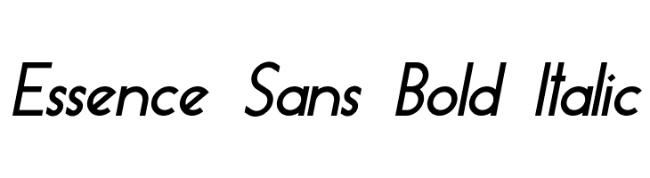 Essence Sans Bold Italic  フリーフォントのダウンロード