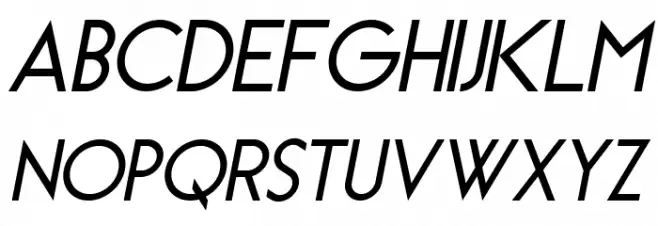 Essence Sans Bold Italic 字体 大写
