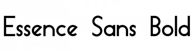 Essence Sans Bold  Скачать бесплатные шрифты