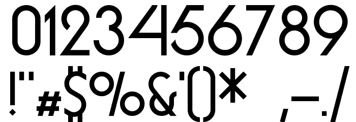 Essence Sans Bold Font OTHER CHARS