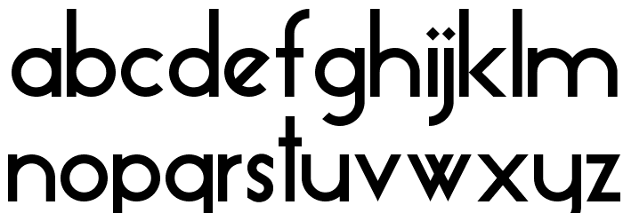 Essence Sans Bold Font LOWERCASE