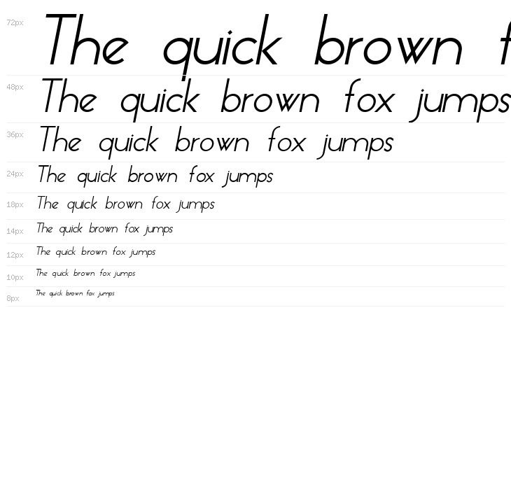 Essence Sans Italic Waterfall