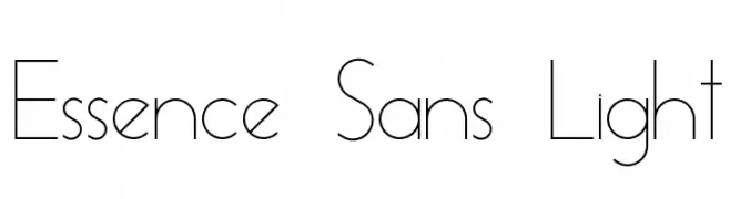 Essence Sans Light  تنزيل الخطوط