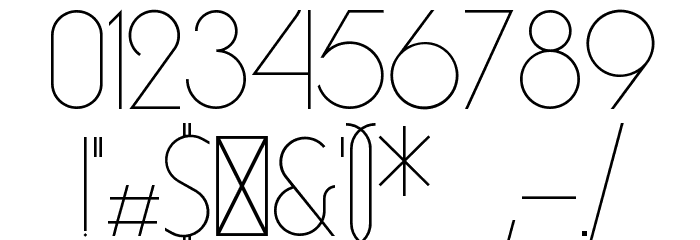 Essence Sans Light Font OTHER CHARS
