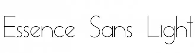 Essence Sans Light  Frei Schriftart Herunterladen