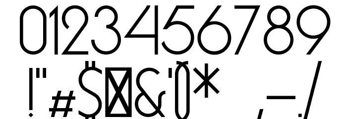 Essence Sans Regular Font OTHER CHARS