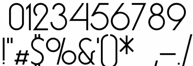 Essence Sans Font OTHER CHARS