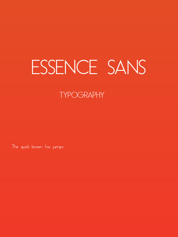 Essence Sans Poster