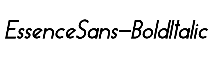 EssenceSans-BoldItalic  baixar fontes gratis
