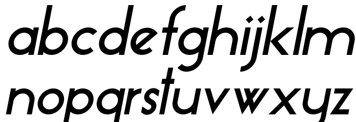 EssenceSans-BoldItalic Font LOWERCASE