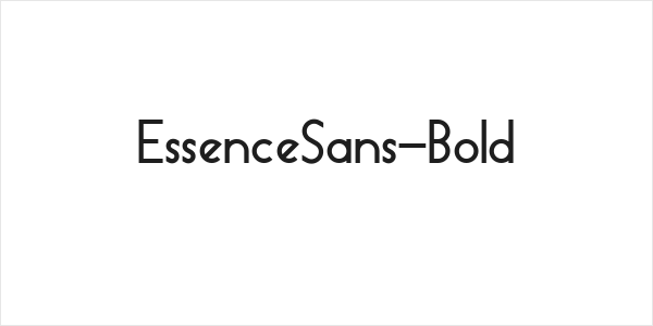 EssenceSans-Bold Logo