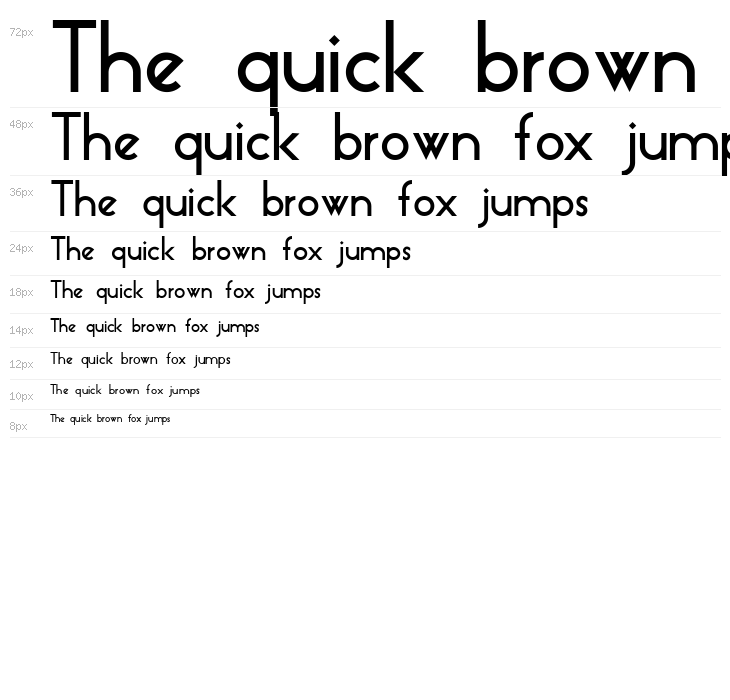 EssenceSans-Bold Waterfall