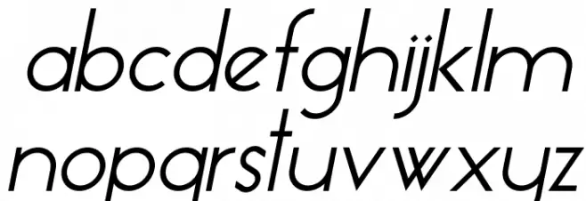 EssenceSans-Italic फ़ॉन्ट लोअरकेस