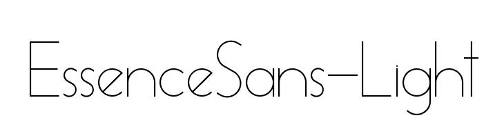 EssenceSans-Light  Frei Schriftart Herunterladen