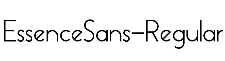 EssenceSans-Regular  Frei Schriftart Herunterladen